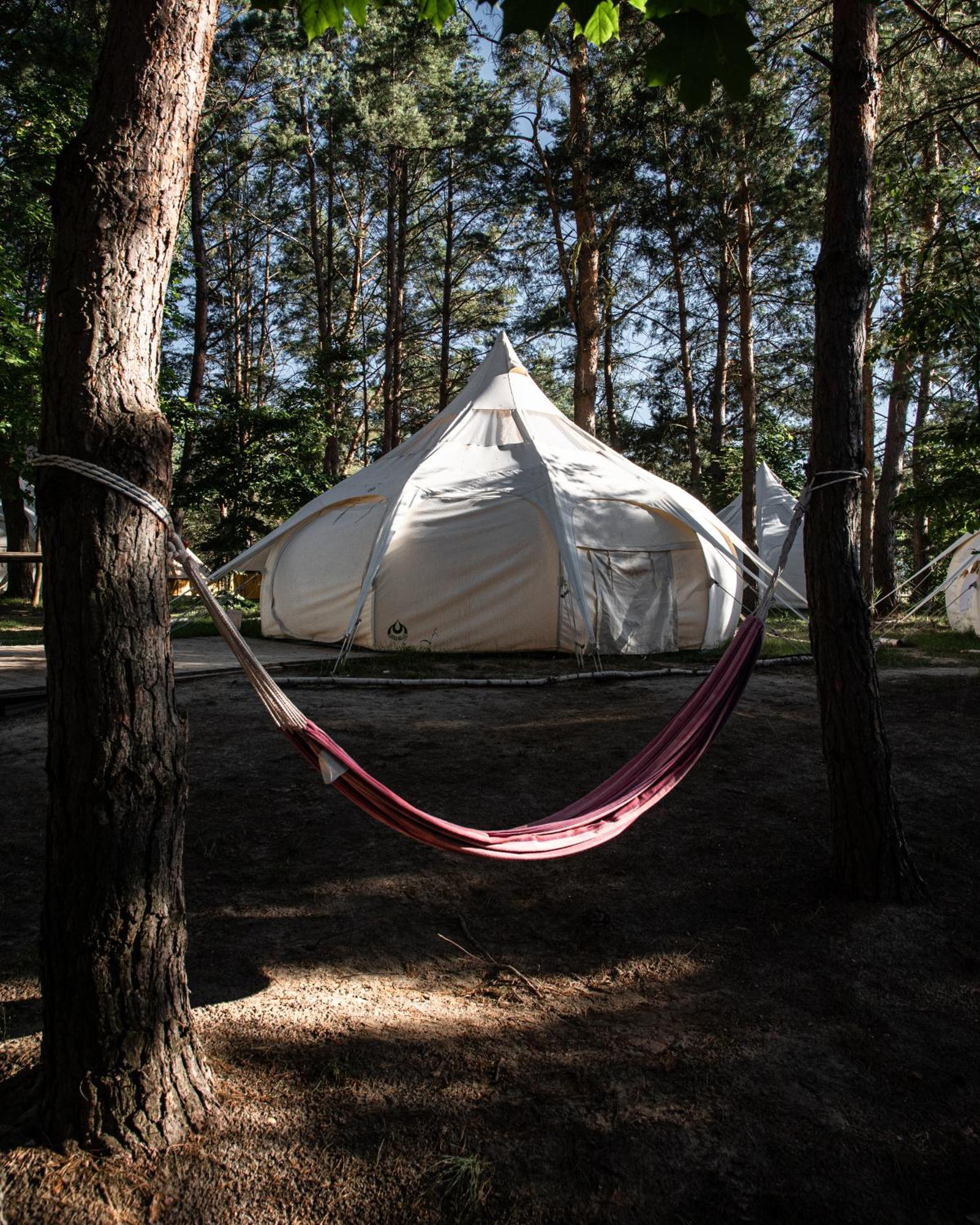 Raus Und Gut Glamping Am Graebendorfer See Drebkau Eksteriør billede