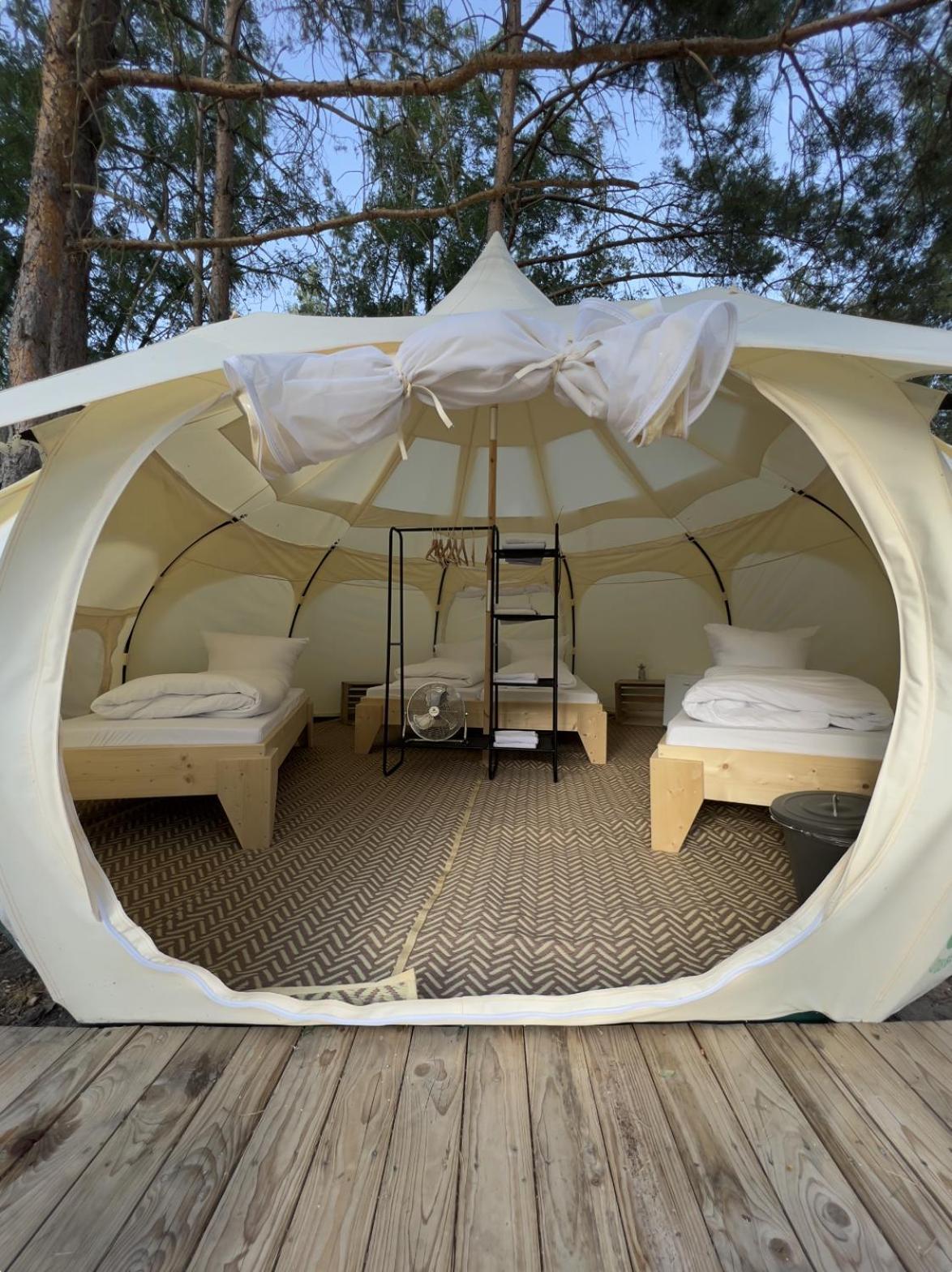 Raus Und Gut Glamping Am Graebendorfer See Drebkau Eksteriør billede